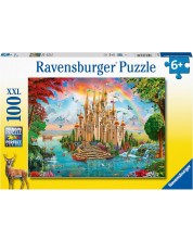 Παιδικό παζλ Ravensburger 100 XXL κομμάτια - Ένα παραμυθένιο κάστρο