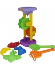 Παιδικό σετ παραλίας Polesie Toys - Μύλος, 7 είδη, ποικιλία -1