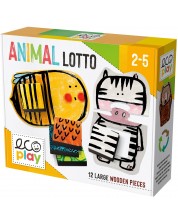 Παιδικό παιχνίδι Headu Ecoplay - Λότο με ζώα