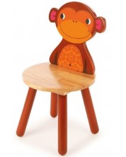 Παιδική ξύλινη καρέκλα Bigjigs - Πίθηκος -1