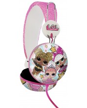 Παιδικά ακουστικά OTL Technologies - L.O.L. Glitter Glam, ροζ