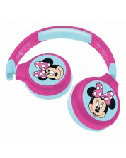 Παιδικά ακουστικά Lexibook - Minnie HPBT010MN, ασύρματα, ροζ -1
