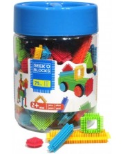 Παιδικός κατασκευαστής D'Arpeje - Seek'o Blocks, 75 κομμάτια