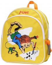 Παιδικό σακίδιο πλάτης Pippi - Η Πίπη Φακιδομύτη ζωγραφίζει ,κίτρινο 