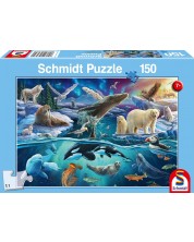 Παιδικό παζλ Schmidt 150 κομμάτια - Πολικά ζώα -1