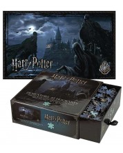 Πανοραμικό παζλ Harry Potter 1000 κομμάτια - Ντέμεντορ στο Χόγκουαρτς -1