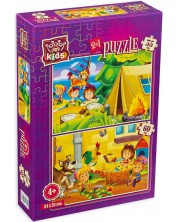 Παιδικό παζλ Art Puzzle 2 σε 1 -Καλοκαιρινή διασκέδαση