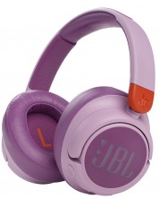 Παιδικά ασύρματα ακουστικά JBL - JR 460NC, ANC, ροζ