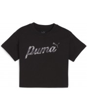 Παιδικό μπλουζάκι  Puma - ESS+ Blossom , μαύρο -1