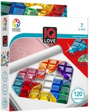 Παιδικό παιχνίδι λογικής Smart Games - Iq Love, με 120 προκλήσεις