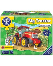 Παιδικό παζλ Orchard Toys - Το μεγάλο τρακτέρ, 25 τεμάχια