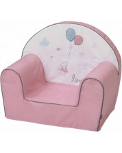 Παιδική πολυθρόνα Bubaba -Κουνελάκι ερωτευμένο, ροζ
