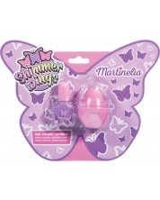 Παιδικό σετ καλλυντικών Martinelia - Shimmer Wing, lip balm και βερνίκι νυχιών