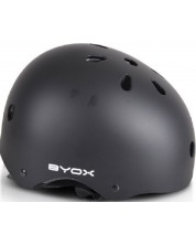 Παιδικό κράνος Byox - Skate Y09 (54-58 εκ), Μαύρο -1
