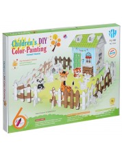 Παιδικό σετ GОТ - Αγρόκτημα για συναρμολόγηση και χρωματισμό