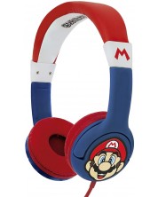 Παιδικά ακουστικά OTL Technologies - Super Mario, μπλε -1