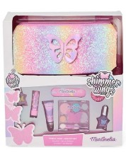 Παιδικό σετ καλλυντικών Martinelia - Shimmer Wings,με κασετίνα, 8 τεμάχια -1