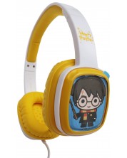 Παιδικά ακουστικά Flip 'n Switch - Harry Potter, άσπρα/κίτρινα -1