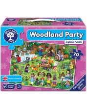Παιδικό παζλ Orchard Toys - Ξύλινο πάρτι, 70 τεμάχια