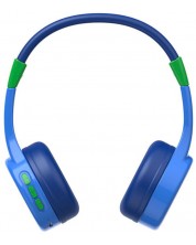 Παιδικά ακουστικά με μικρόφωνο Hama - Teens Guard, ασύρματα, μπλε