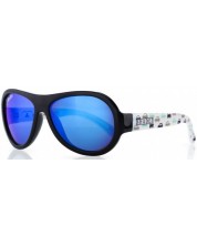 Παιδικά γυαλιά ηλίου Shadez - 7+, μαύρα με αυτοκίνητα -1