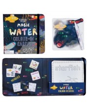 Παιδικές κάρτες ζωγραφικής Floss and Rock Magic Water - Υποθαλάσσιος κόσμος -1