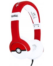 Παιδικά ακουστικά OTL Technologies - Pokemon Pokeball, κόκκινα -1