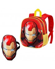 Σακίδιο πλάτης για  νηπιαγωγείο Karactermania Iron Man - Armour, 3D,με μάσκα -1