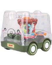 Παιδικό παιχνίδι Raya Toys - Αυτοκίνητο Αδράνειας Αρκούδα, πράσινο -1