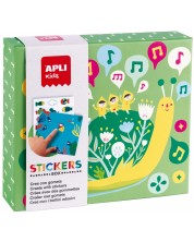 Παιδικό παιχνίδι με αυτοκόλλητα Apli -μικρούλια  -1
