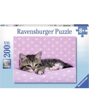 Παιδικό παζλ Ravensburger 200 XXL κομμάτια - Ώρα για υπνάκο -1