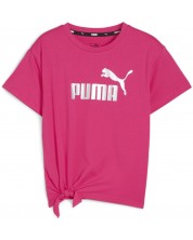 Παιδικό μπλουζάκι  Puma - Essentials+ Logo , ροζ