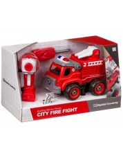 Παιχνίδι  Raya Toys - Συναρμολογούμενο πυροσβεστικό όχημα -1