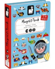 Παιδικό μαγνητικό βιβλίο Janod - Αγόρια με μαγνητικά ρούχα -1