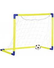 Παιδικό σετ GT - Γκολ ποδοσφαίρου με δίχτυ και μπάλα, πράσινο -1