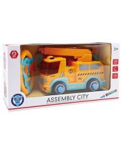 Παιδικό παιχνίδι συναρμολόγησης  Ocie Assembly City - Γερανό φορτηγό, R/C -1