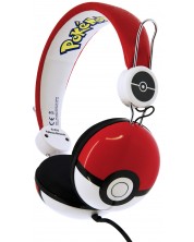 Παιδικά ακουστικά OTL Technologies - Pokeball Tween, κόκκινα
