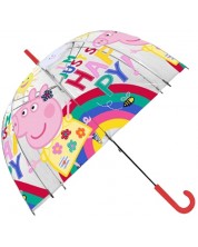 Παιδική ομπρέλα Kids Euroswan - Peppa Pig, διάφανο, 48 cm -1