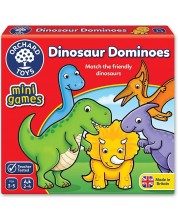 Παιδικό εκπαιδευτικό παιχνίδι Orchard Toys - Ντόμινο με δεινόσαυρους -1