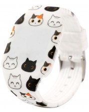 Ψηφιακό ρολόϊ I-Total Cats - λευκό