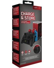 Σταθμός φόρτισης Venom - Charge & Store, μαύρο (Nintendo Switch) -1