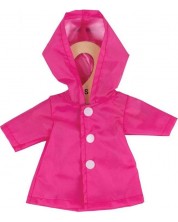 Ρούχα κούκλας Bigjigs - Ροζ αδιάβροχο, 25 εκ -1