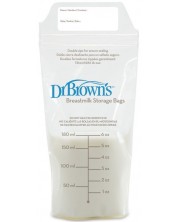 Σακούλες μητρικού γάλακτος Dr. Brown’s - 25 τεμάχια, 180 ml -1