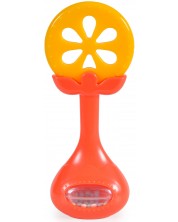 Κουδουνίστρα Moni Toys - Πορτοκάλι -1
