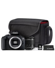 Φωτογραφική μηχανή DSLR  Canon - EOS 4000D, EF-S18-55mm, SB130,μαύρο