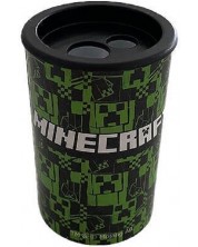Διπλή ξύστρα  Panini Minecraft - Green -1