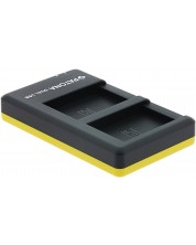 Διπλός φορτιστής Patona - για μπαταρία Canon LP-E17, Μαύρο/Κίτρινο