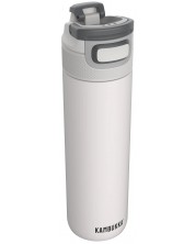 Μπουκάλι νερού  με διπλά τοιχώματα Kambukka Elton Insulated - Snapclean, 600 ml, Chalk White -1