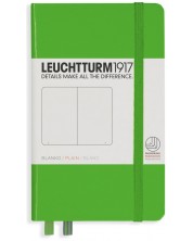 Σημειωματάριο  τσέπης  Leuchtturm1917 - A6,λευκές σελίδες,Fresh Green