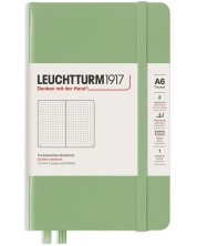 Σημειωματάριο  τσέπης  Leuchtturm1917 - A6, σελίδες με τελείες,Sagе